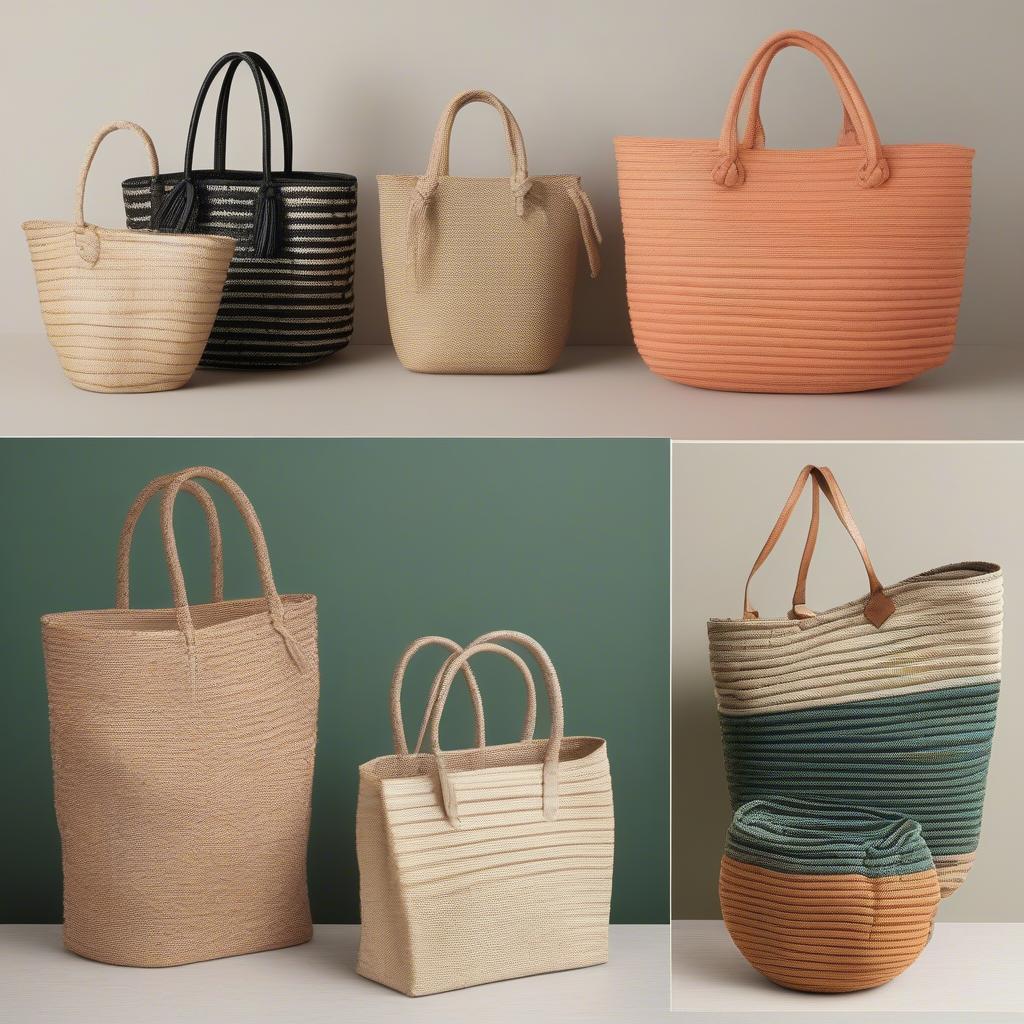 Different Styles of Sisal Basket Bags