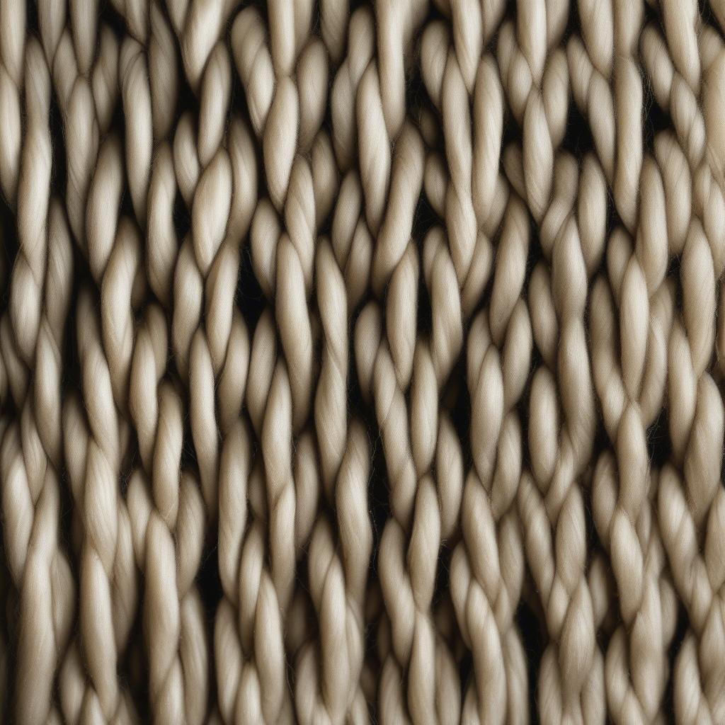 Close-up view of sisal fibers, showcasing their texture and strength