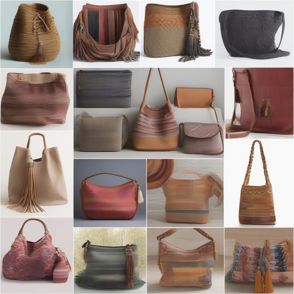 Different Styles of Slouch Woven Bags