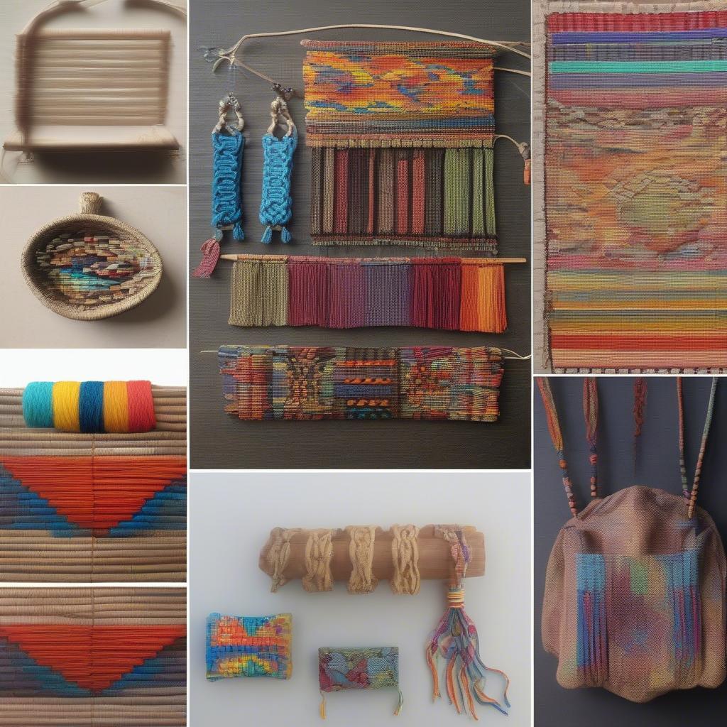 Creative Projects Using a Small Basket Weave Loom