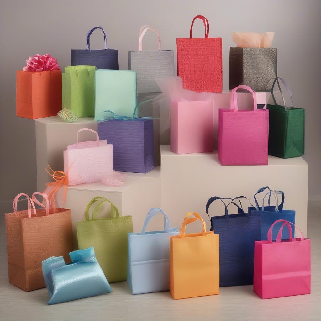 Variety of Small Non-Woven Gift Bags