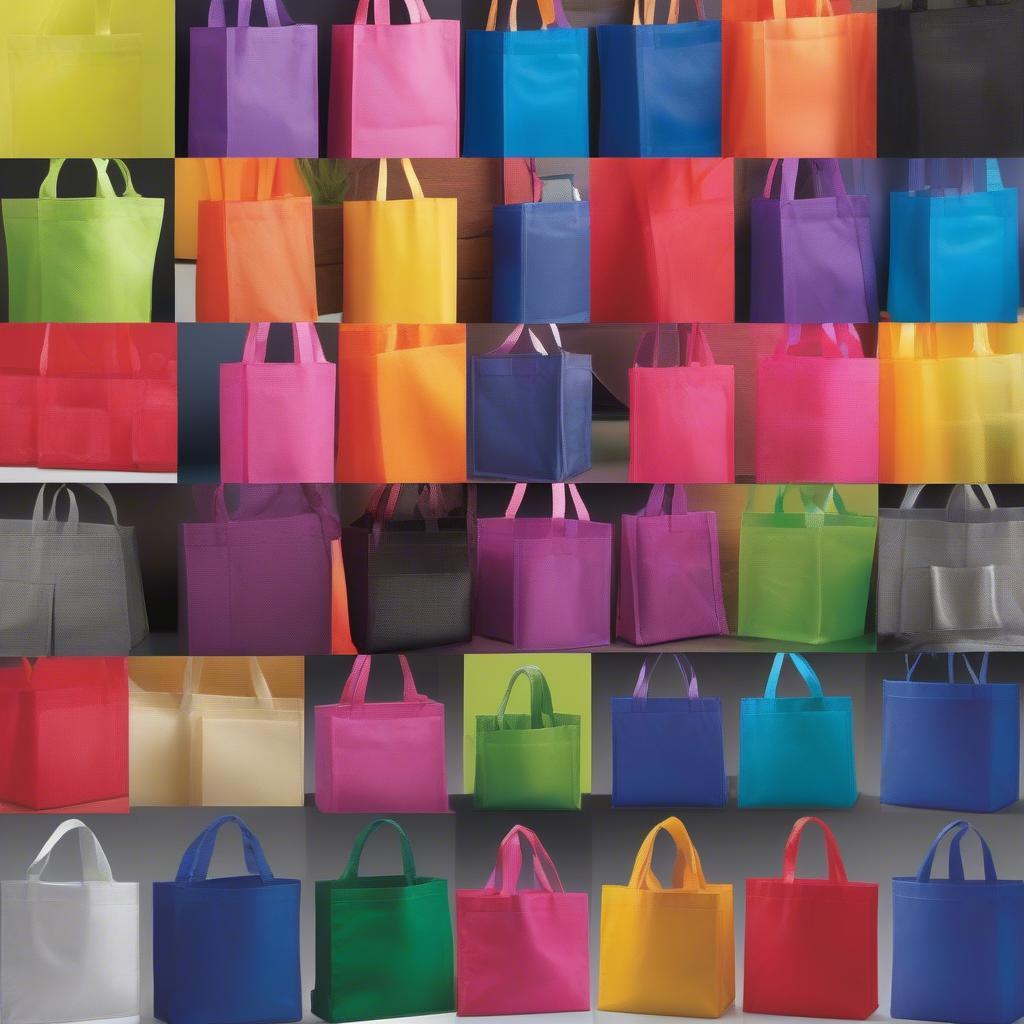 Small Non Woven Tote Bags in Various Colors