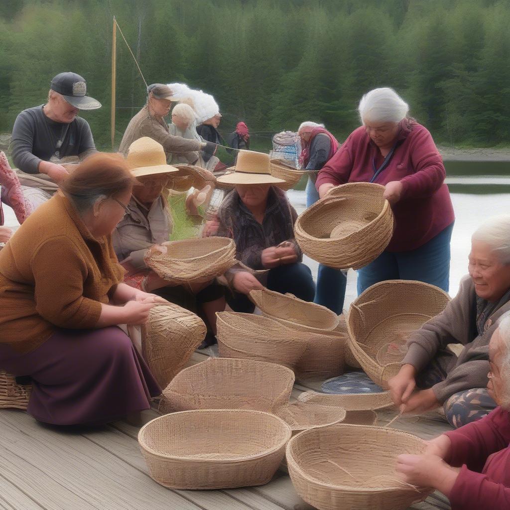 Smith River Basket Weaving Community Gathering