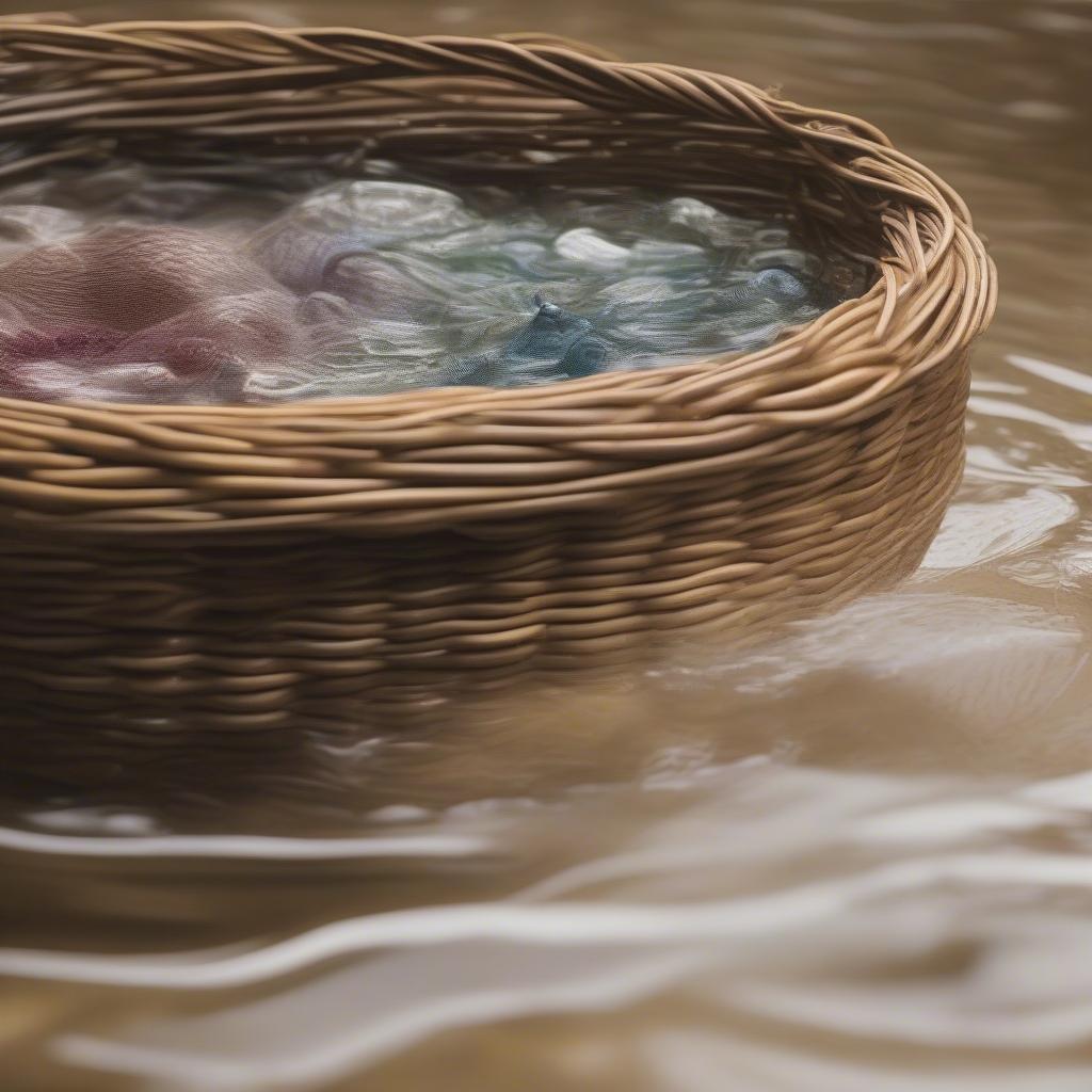 Soaking Basket Weaving Materials