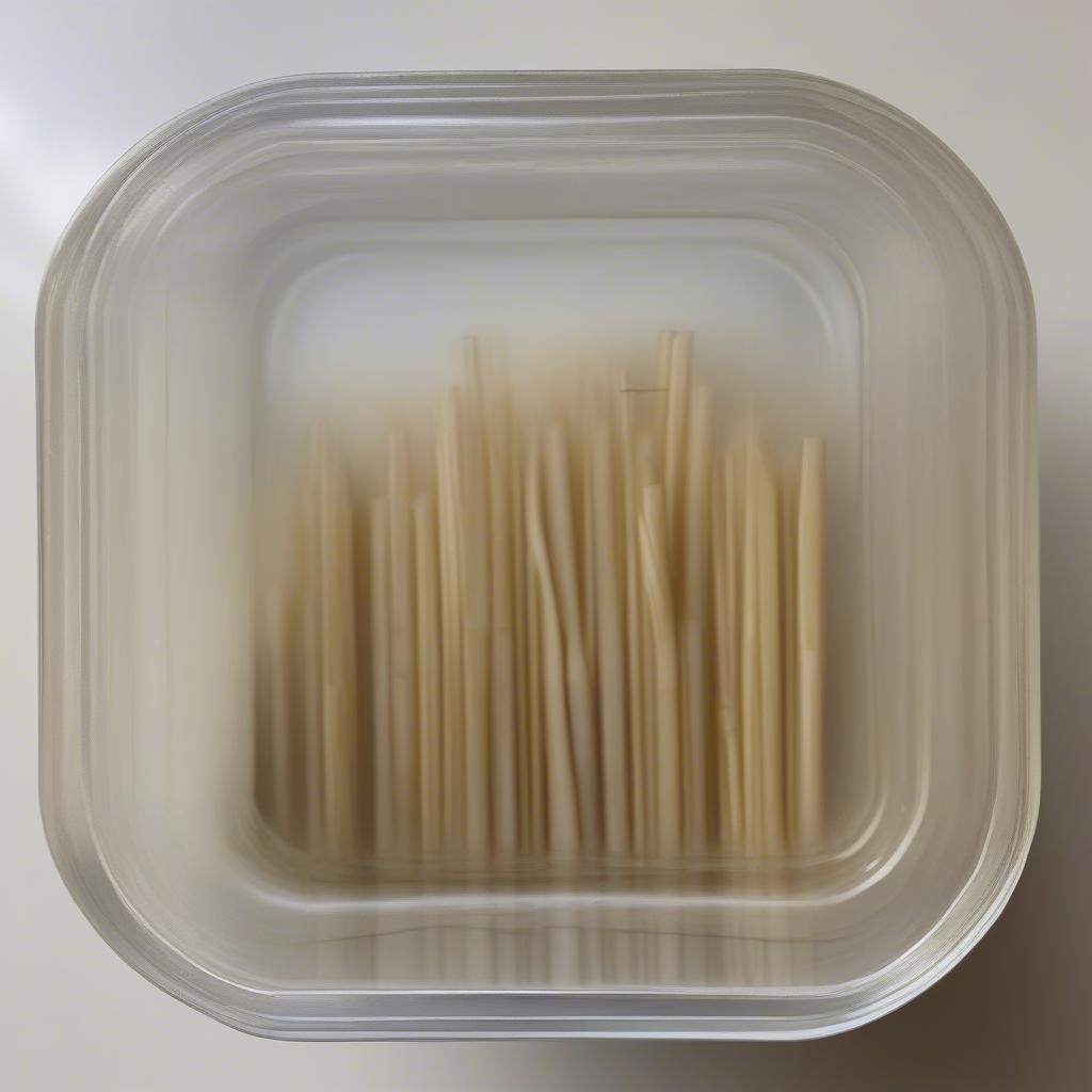 Soaking flat reed for basket weaving