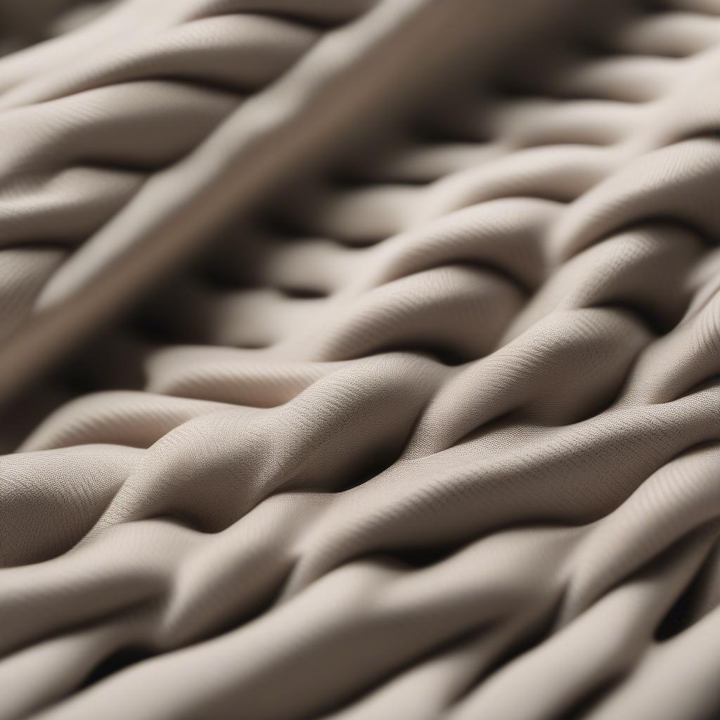 Close-up of a soft weave fabric on a gaming chair