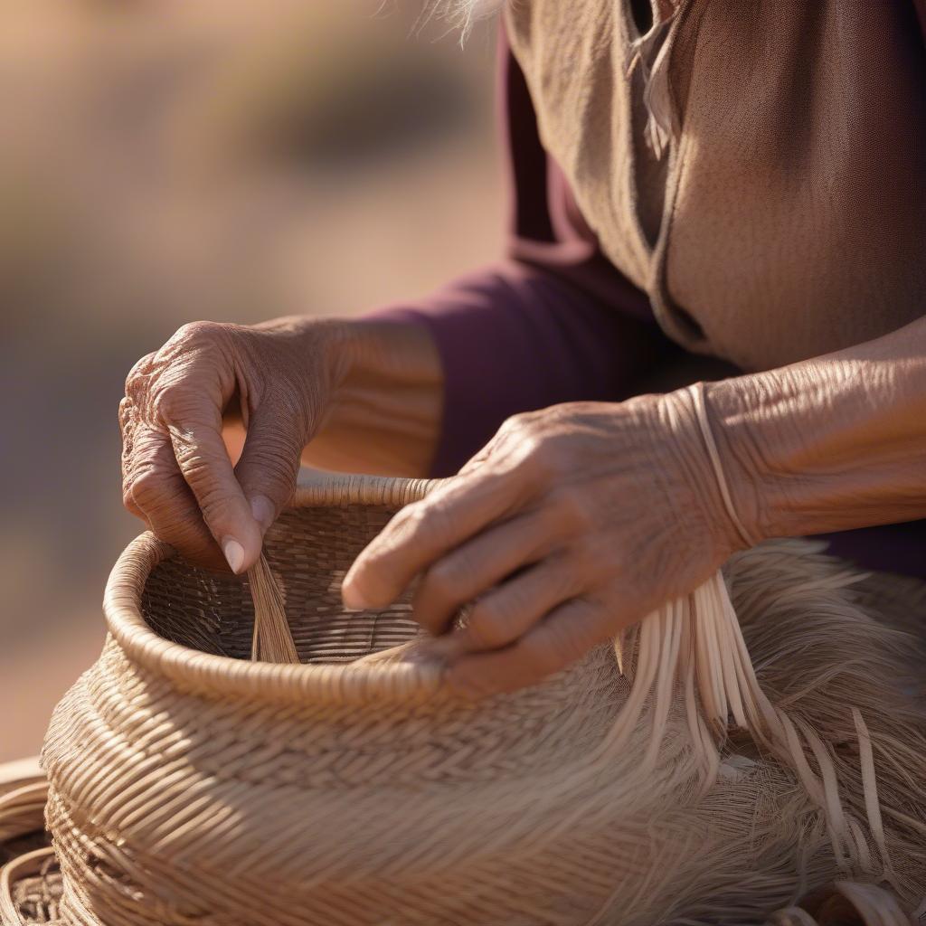 Native American basket weaving traditions of the Southwest