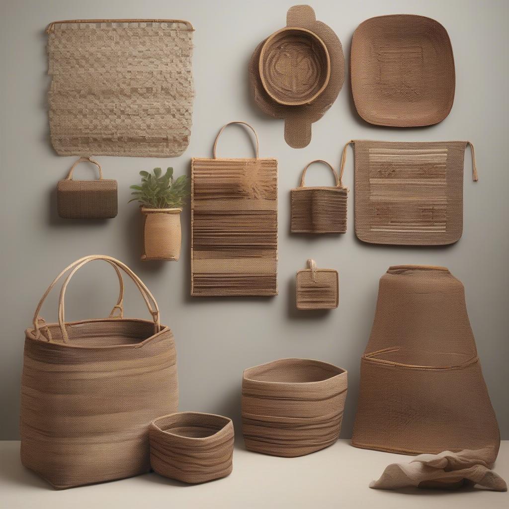 Examples of Square Woven Baskets