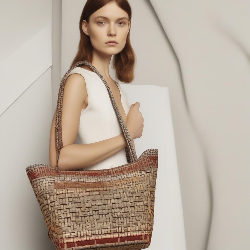 Stella McCartney Woven Tote and Crossbody Bags