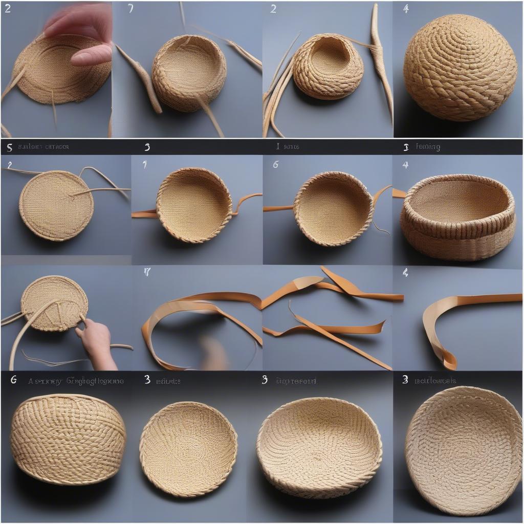 Step-by-Step Simple Basket Weaving