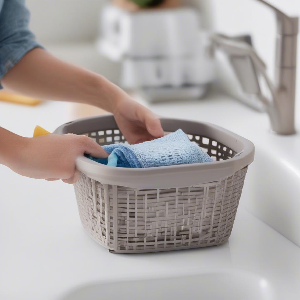 Sterilite Small Weave Basket Cleaning Tips