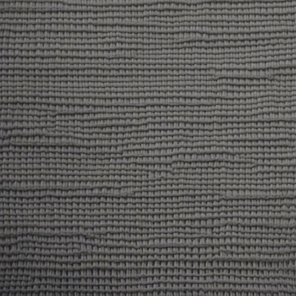 Close-up view of the stockinette basket weave stitch