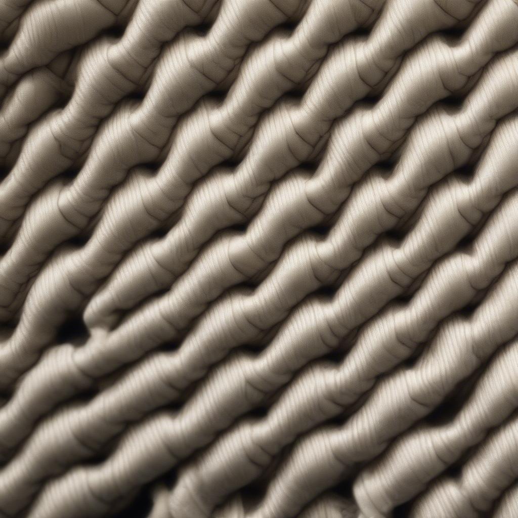 Close-up view of Stofa basket weave fabric showing the intricate woven pattern