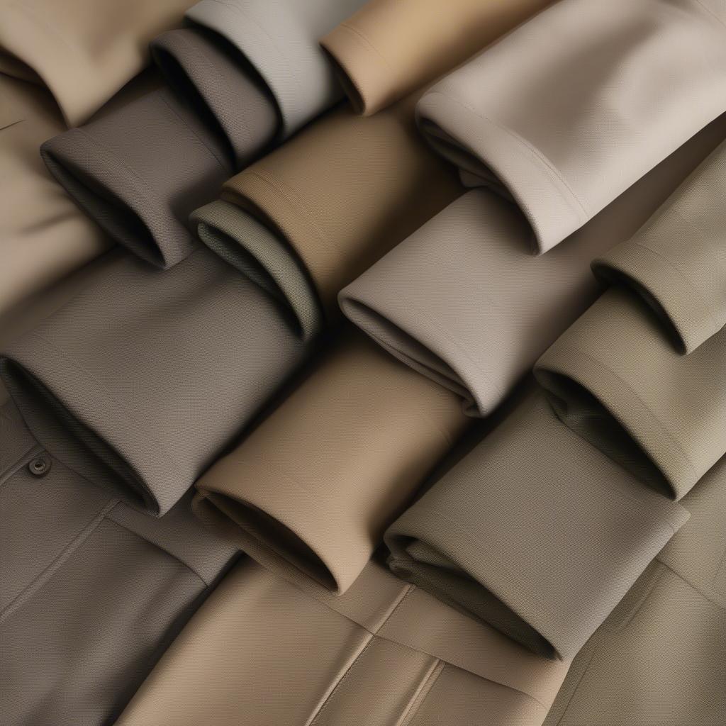 Stofa basket weave trousers in various colors like beige, navy, and olive.