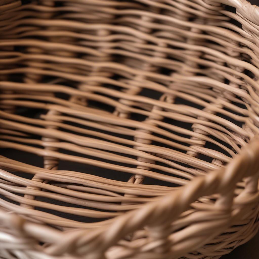 Close-up of Stratford Rattan and Wicker Craftsmanship