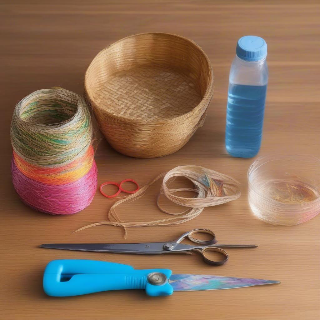 Straw Basket Weaving Materials