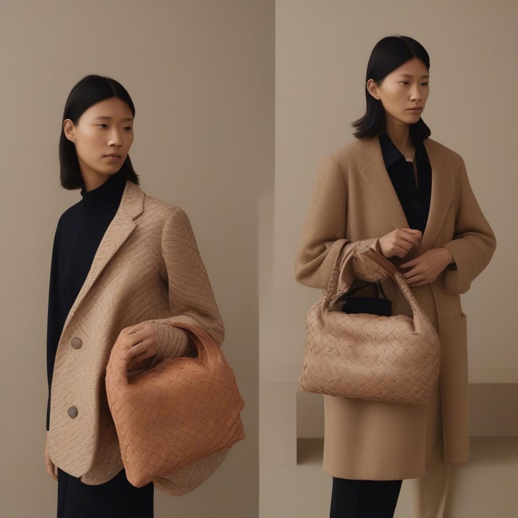 Styling a Bottega Veneta Woven Bag