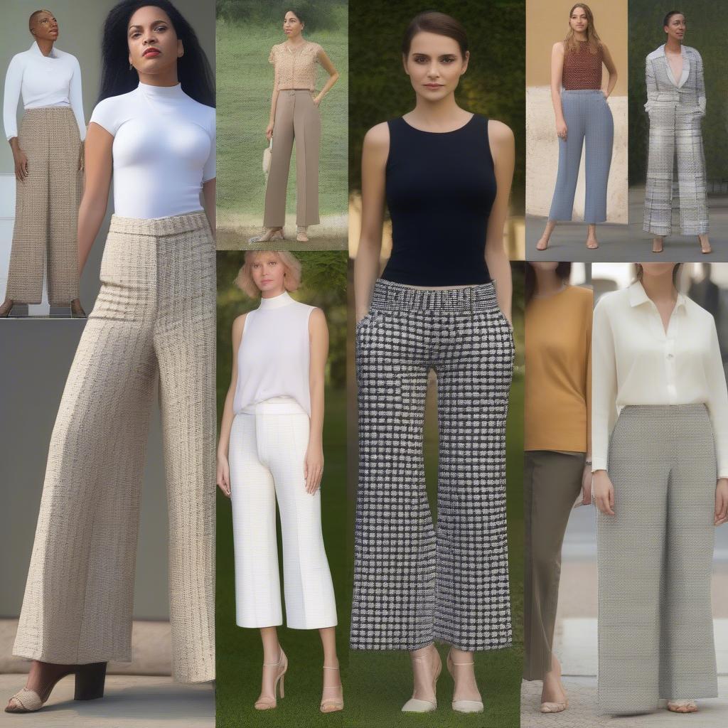 Different Styles of Basket Weave Pants