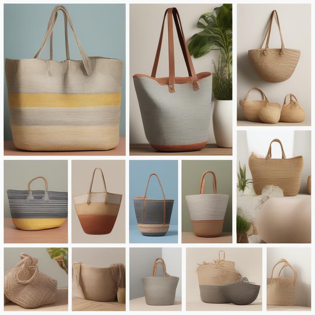 Stylish Woven Market Bag Designs for Various Occasions