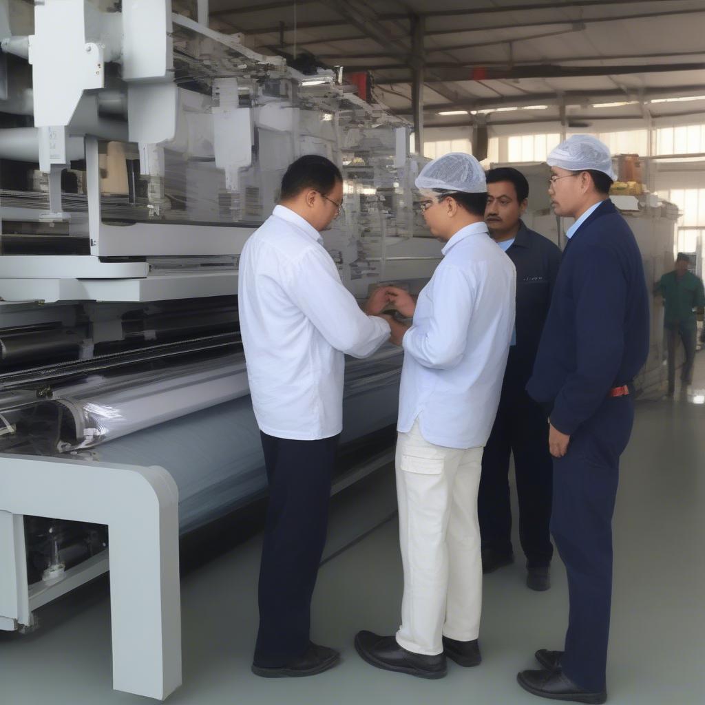 Visiting a Non-Woven Bag Making Machine Supplier's Factory