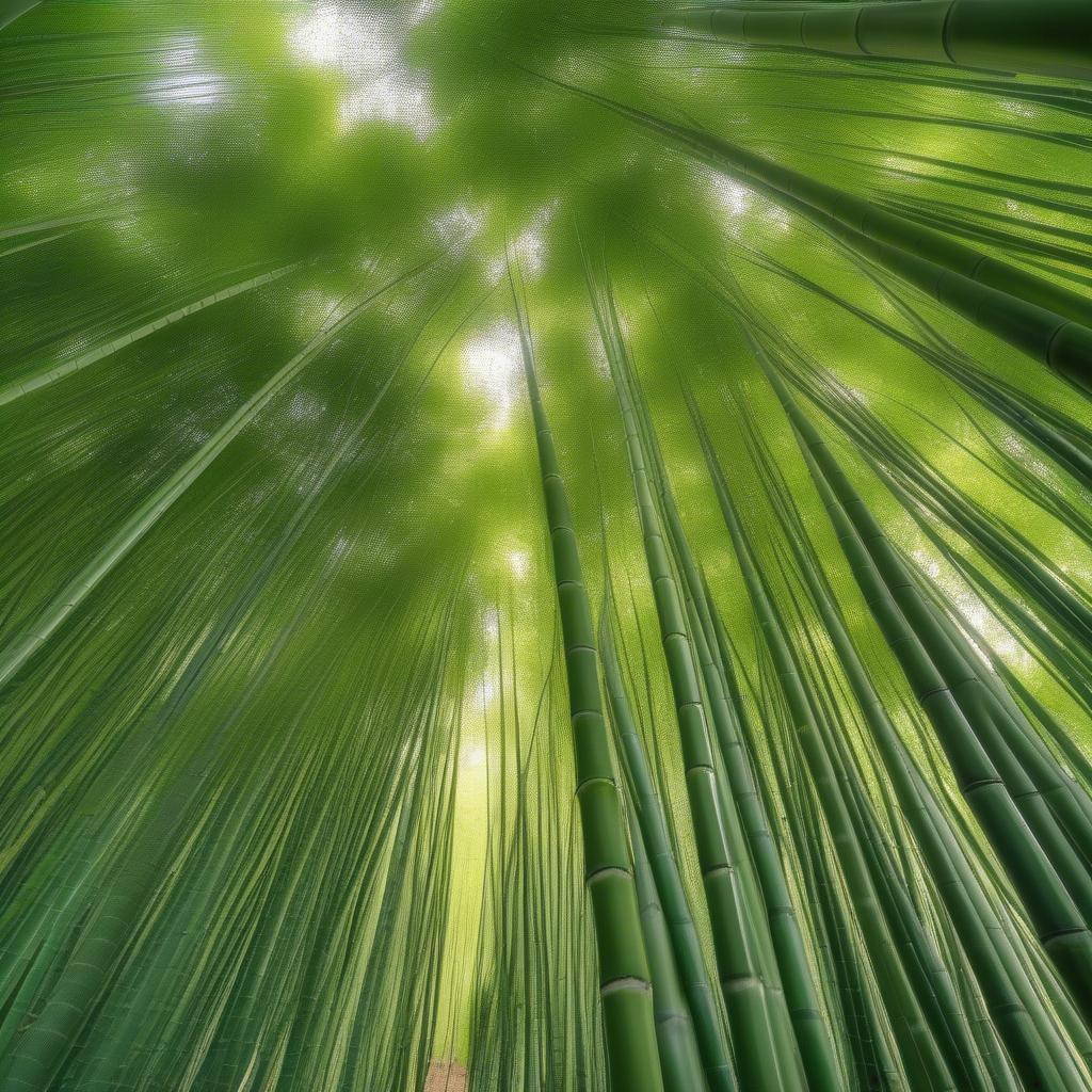 A Lush Bamboo Forest