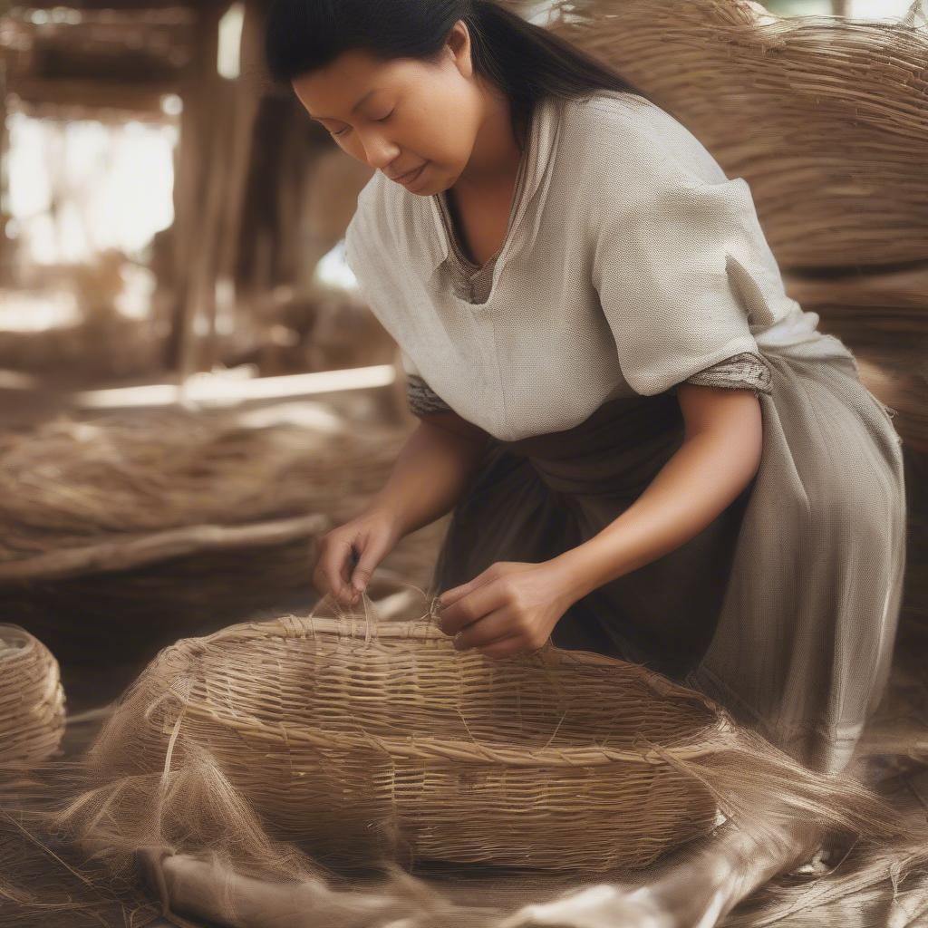 Sustainable and ethical practices are crucial in the basket weaving industry.