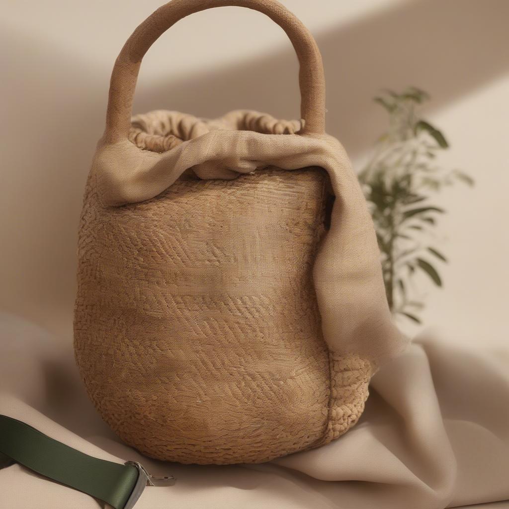 Sustainable Pink Woven Bags