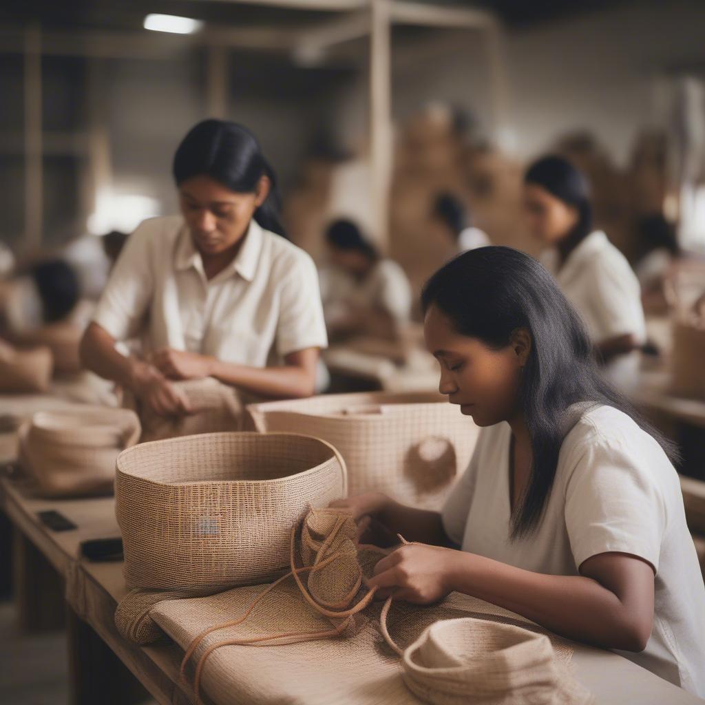 Sustainable Woven Bag Production