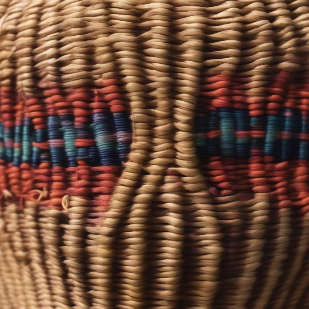 Vibrant Patterns and Colors of Swazi Baskets