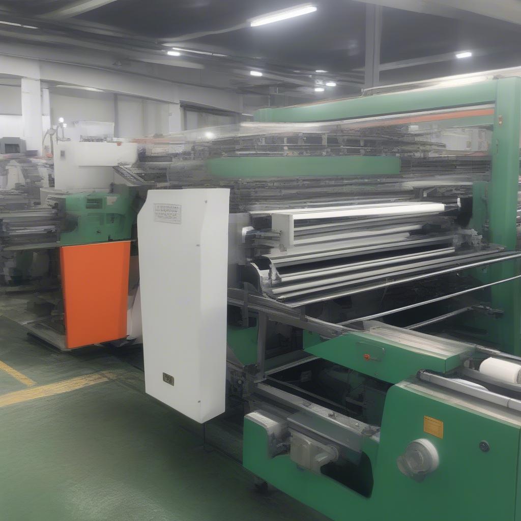 Taiwanese Non Woven Bag Making Machine in Operation