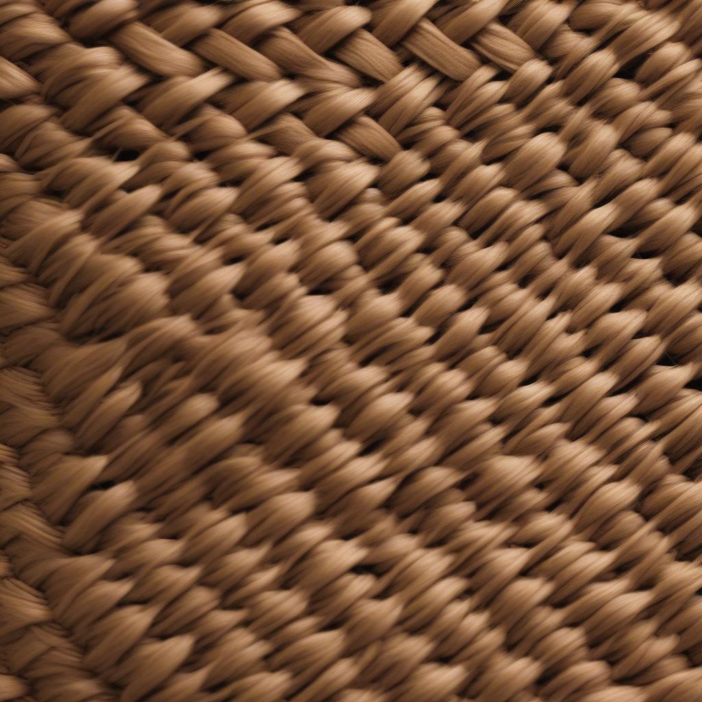 Close-up view of the temptations basket weave pattern, showcasing the over-under weaving technique and the resulting textured surface.