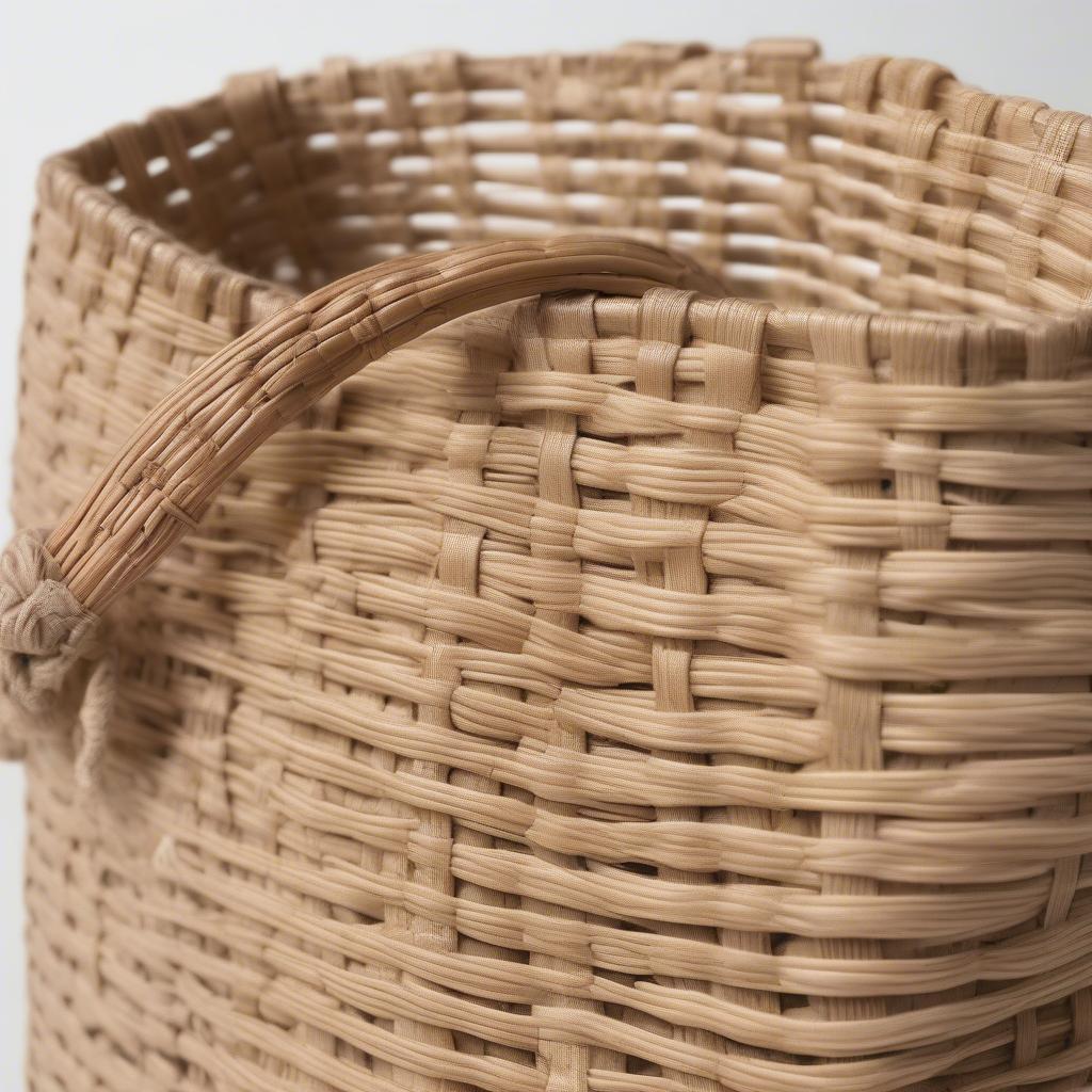 The Row woven bag with a minimal design