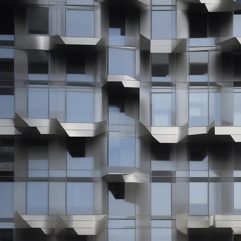 Thick Expanded Metal Basket Weave in Architecture