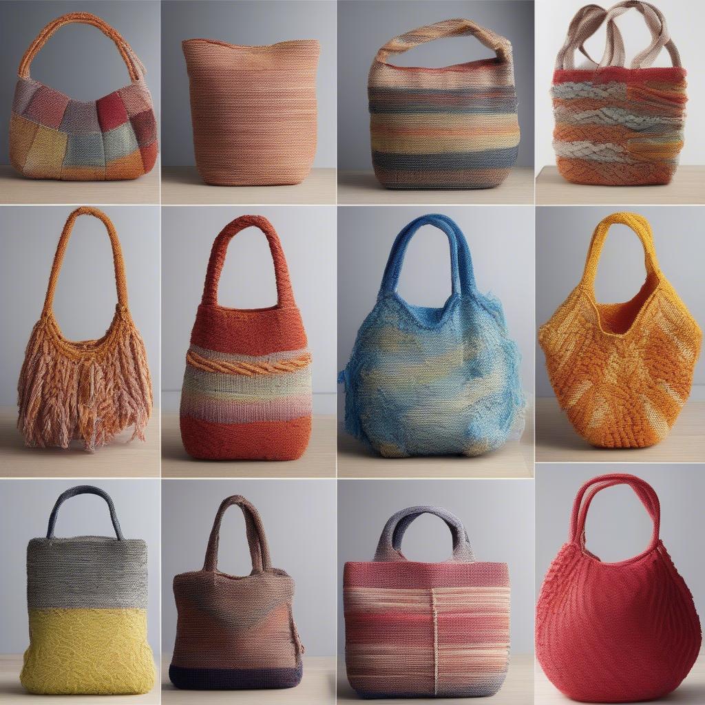 Variety of Tightly Woven Yarn Bags