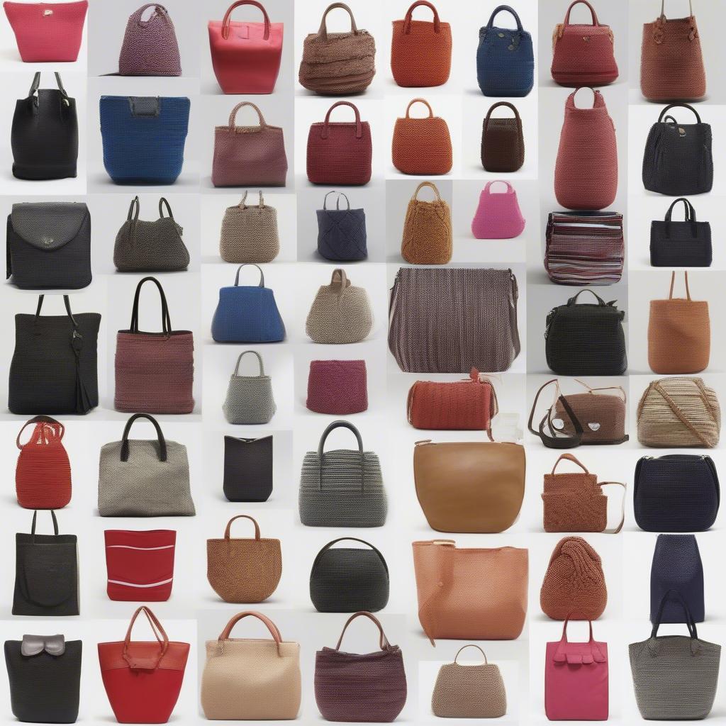 Different Topshop Weave Bag Styles