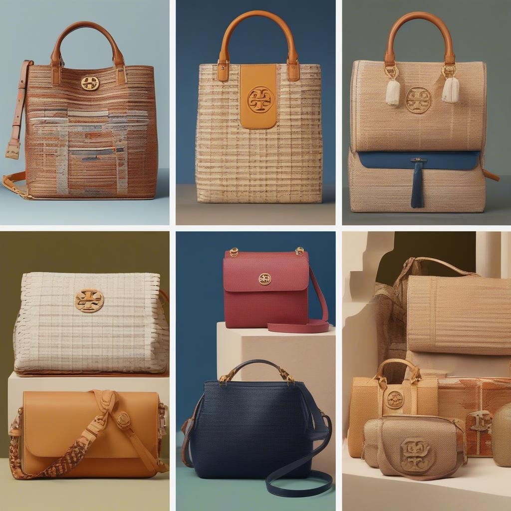 Different Styles of Tory Burch Woven Bags: Tote, Shoulder, Crossbody, Clutch