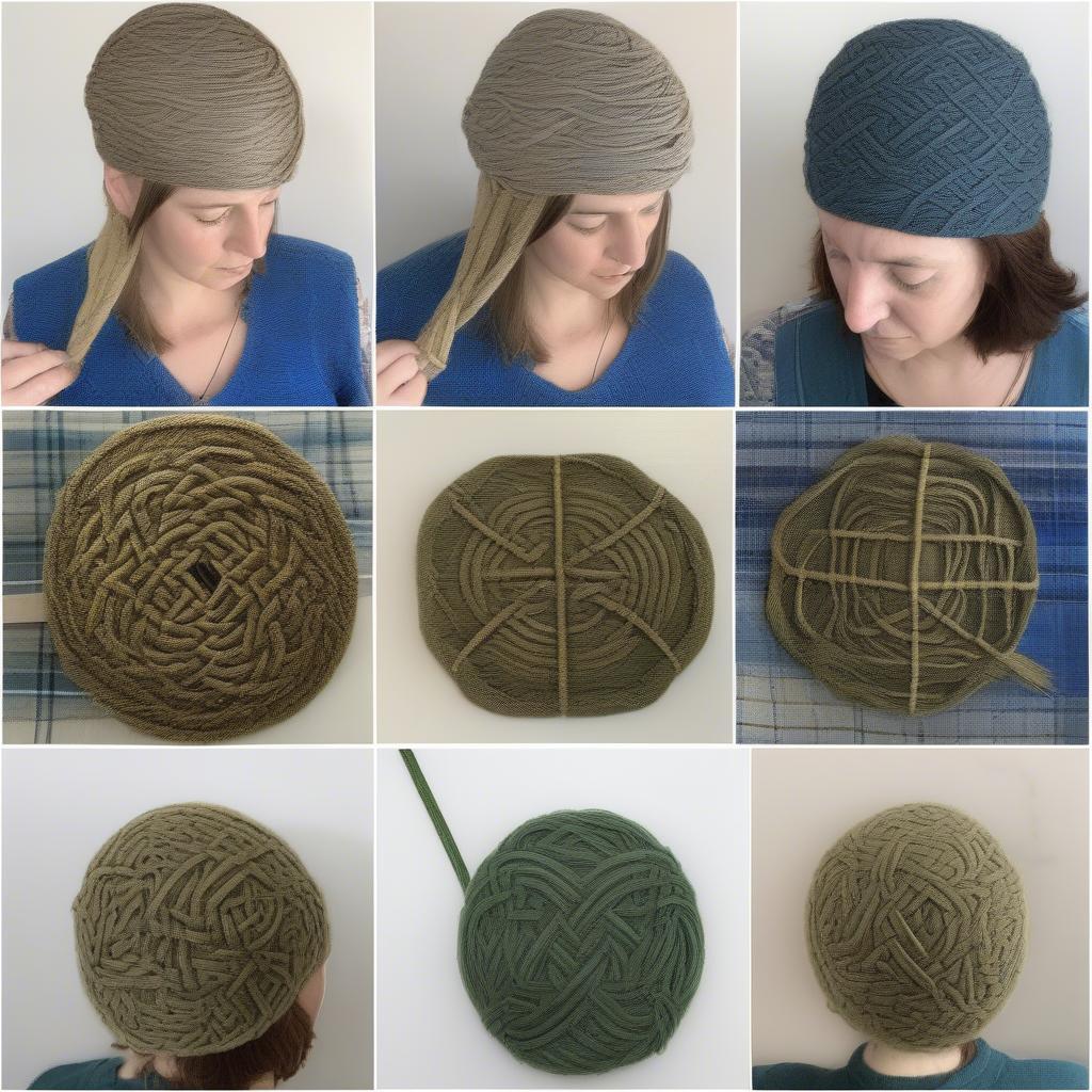 Tracy's Celtic Weave Hat Creation