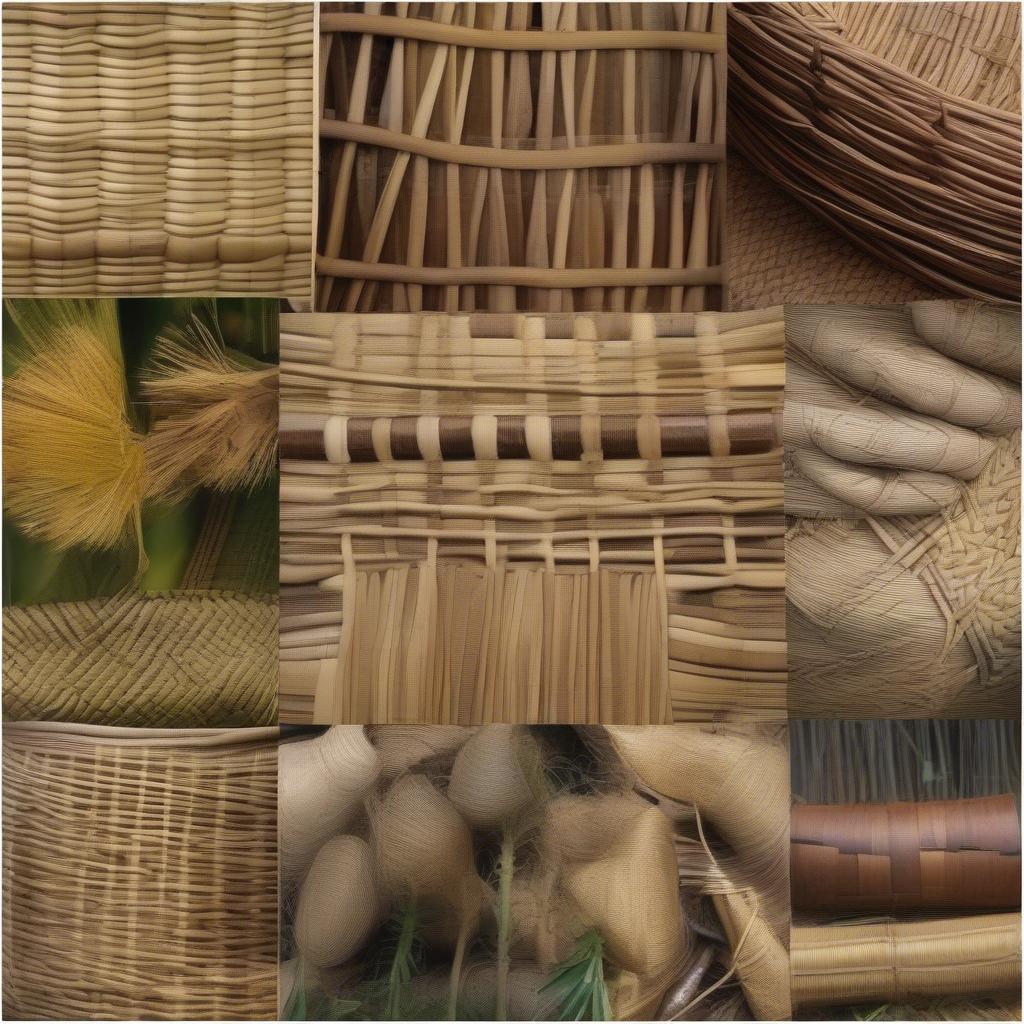 Traditional African Basket Weaving Materials