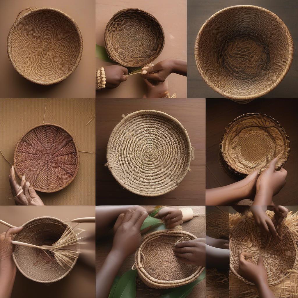 Traditional African Basket Weaving Techniques in Action