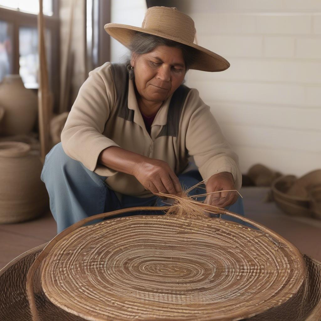 Traditional Basket Weaving in Fremantle