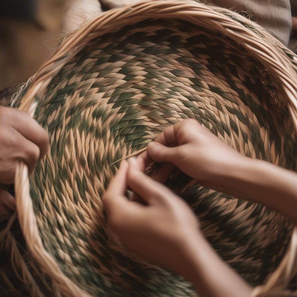 Traditional Basket Weaving Techniques with Native Materials