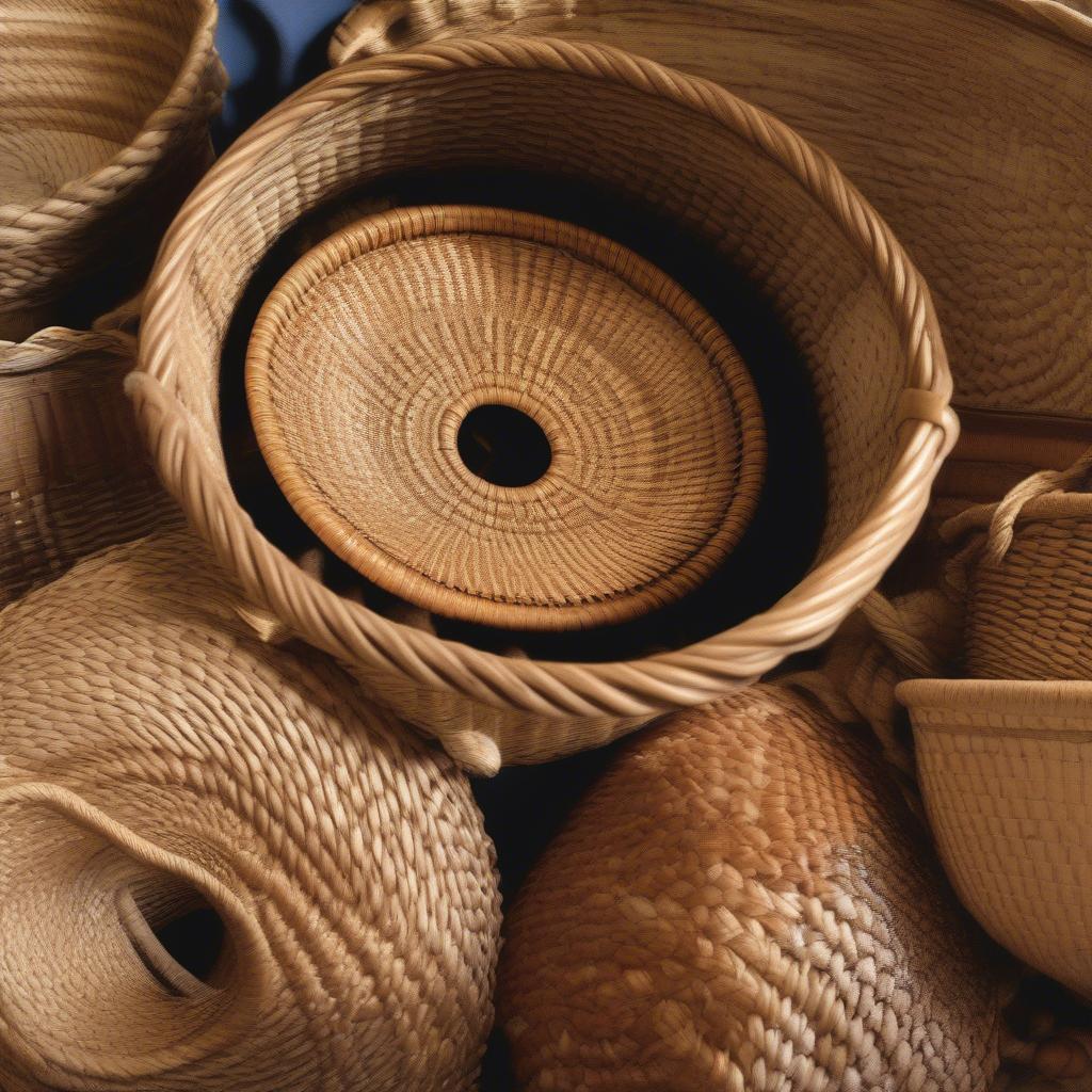 Traditional motifs found in Nantucket Basket Weaving