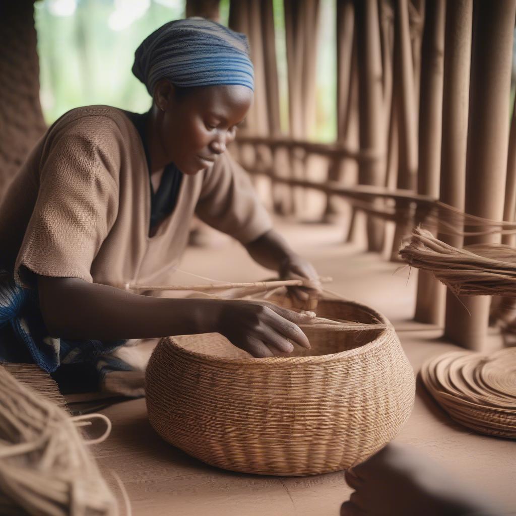 Traditional Rwandan Basket Weaving Techniques