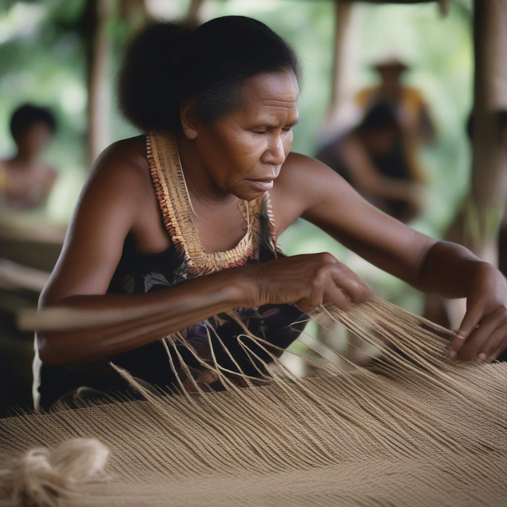 Traditional Weaving Techniques in Papua New Guinea