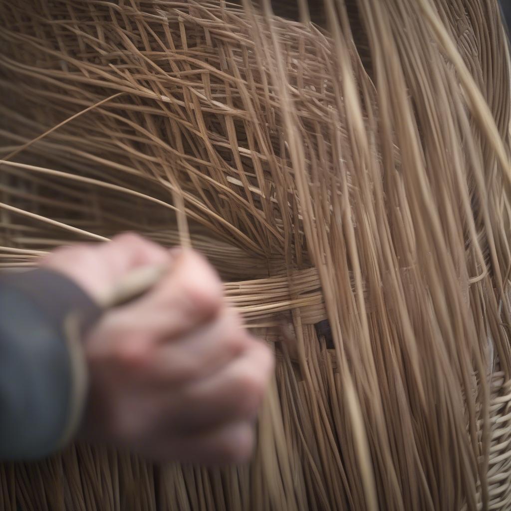 Learning Traditional Welsh Basket Weaving Techniques