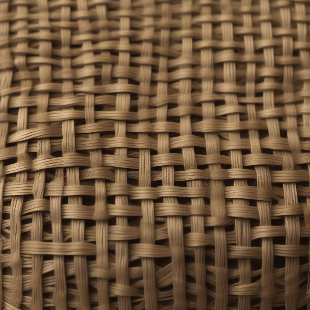 Close-up view of the Tumbleweave pattern on an American Hat Co. hat