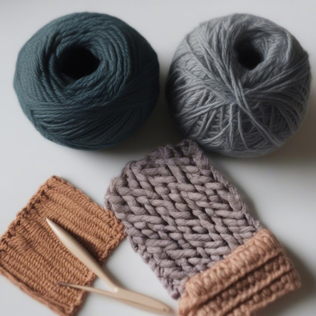 Two-Color Yarn Selection for Basket Weave Crochet