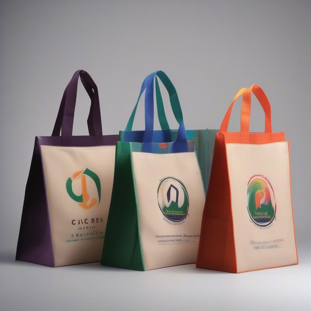 U-Cut Non-Woven Bags with Custom Prints