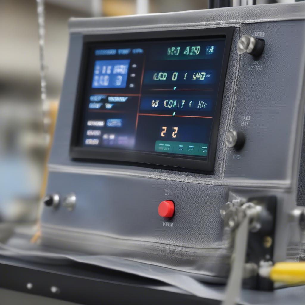 Digital Control Panel of the Ultrasonic Welding Machine