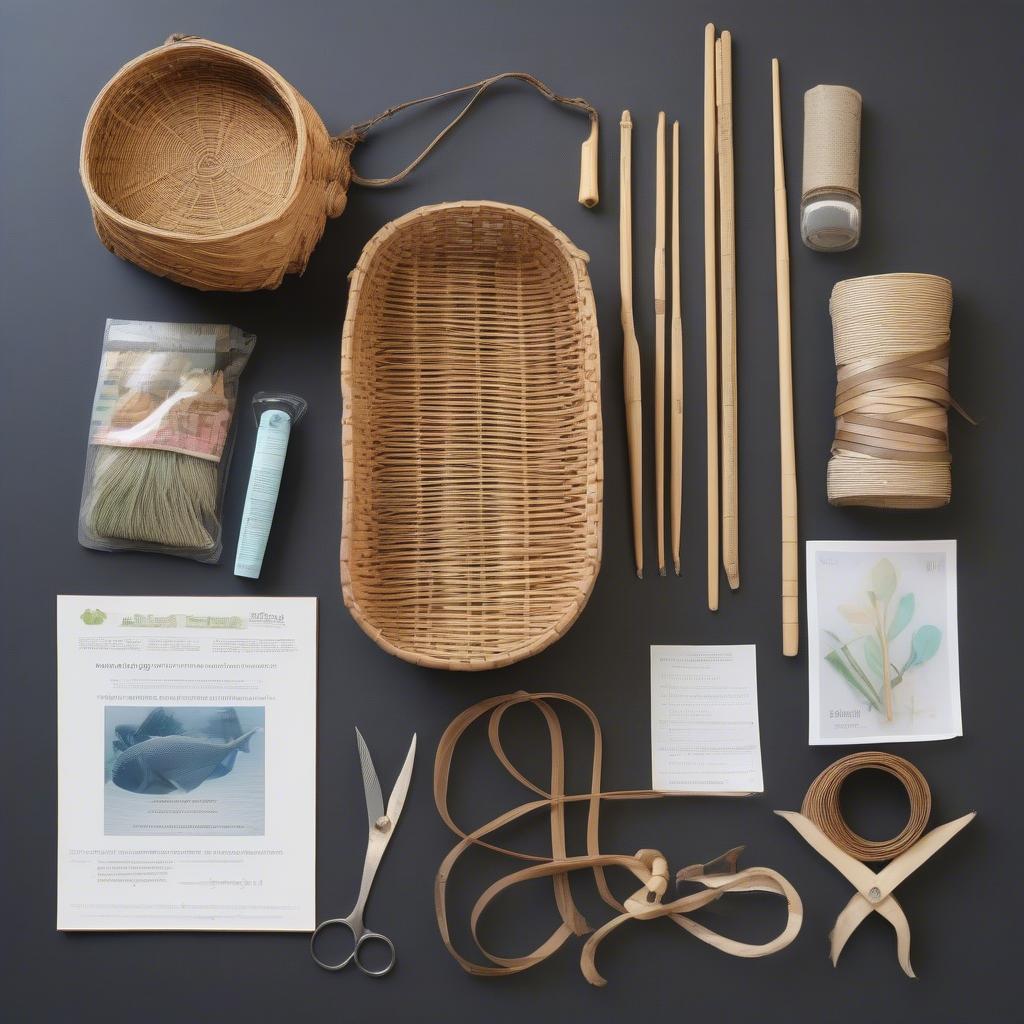 Essential Materials for an Underwater Basket Weaving Kit